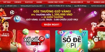 Cá Cược Lô Đề Online 12bet Với Tỷ Lệ 1 Ăn 99